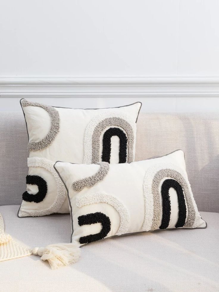 Decorative pillows from Soft Living Interiors – Ann's Embroidery Centre